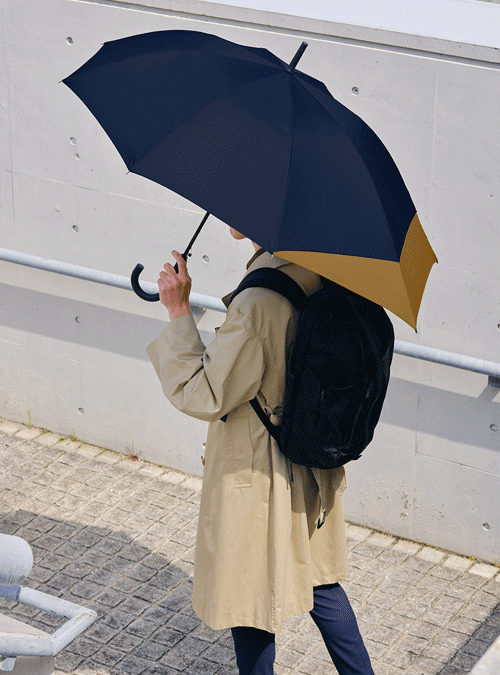 wpc우산 백팩 보호 남자여자 자동 장우산 UX04-001